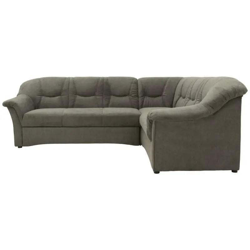 Ecksofa in Mikrofaser Greige