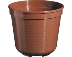 Pflanztopf Geli Kunststoff Ø 16 H 14 cm terracotta