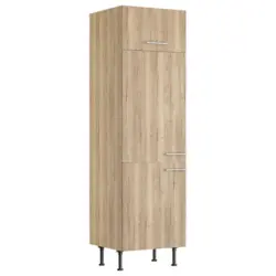 Geräteumbauschrank 60/211,8/58,1 cm in Braun