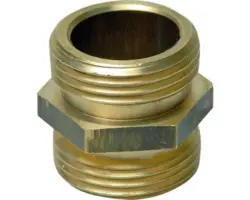 Gewindenippel Messing, Außengewinde 1"