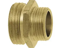 Übergangs-Gewindenippel Messing, Außengewinde 1"x3/4"