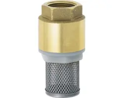 York-Fußventil Messing mit Innengewinde 1"