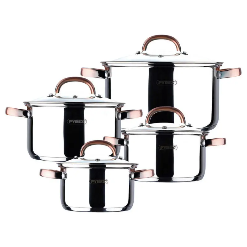 Kochtopfset Pyrex Copper Special 8-teilig