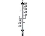 Hornbach Außenthermometer Analog TFA Kunststoff schwarz 415 mm