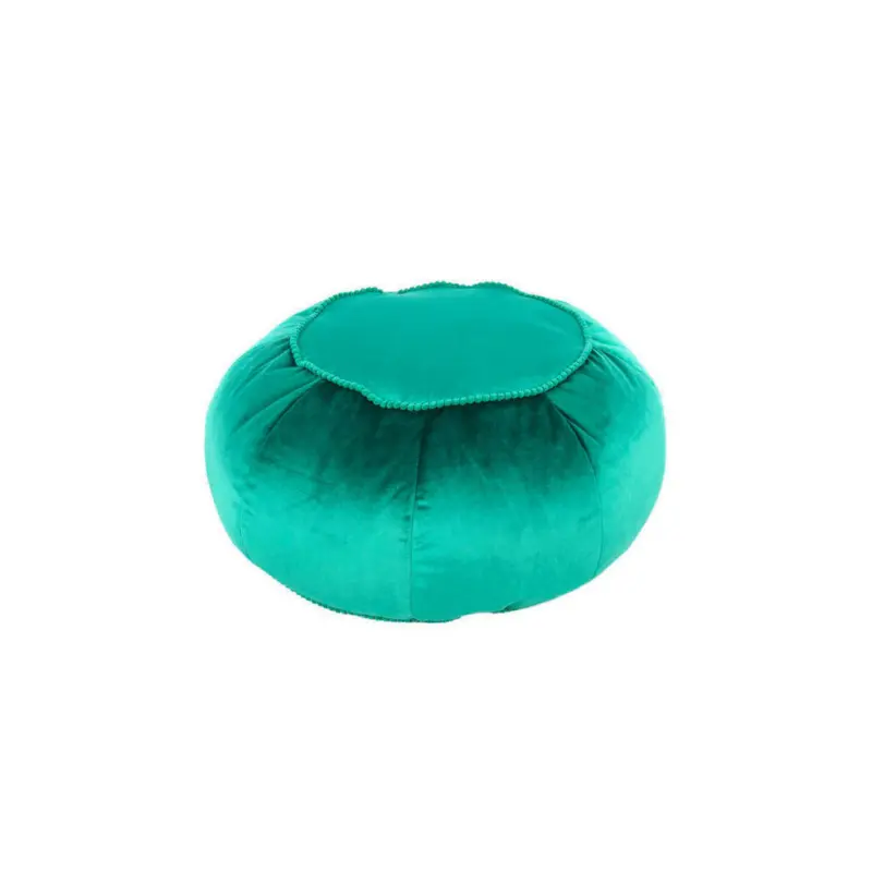 Pouf in Grün Textil