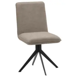 Stuhl in Stahl Lederlook