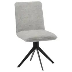 Stuhl in Stahl Webstoff