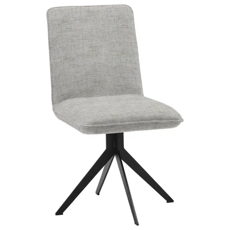 Stuhl in Stahl Webstoff