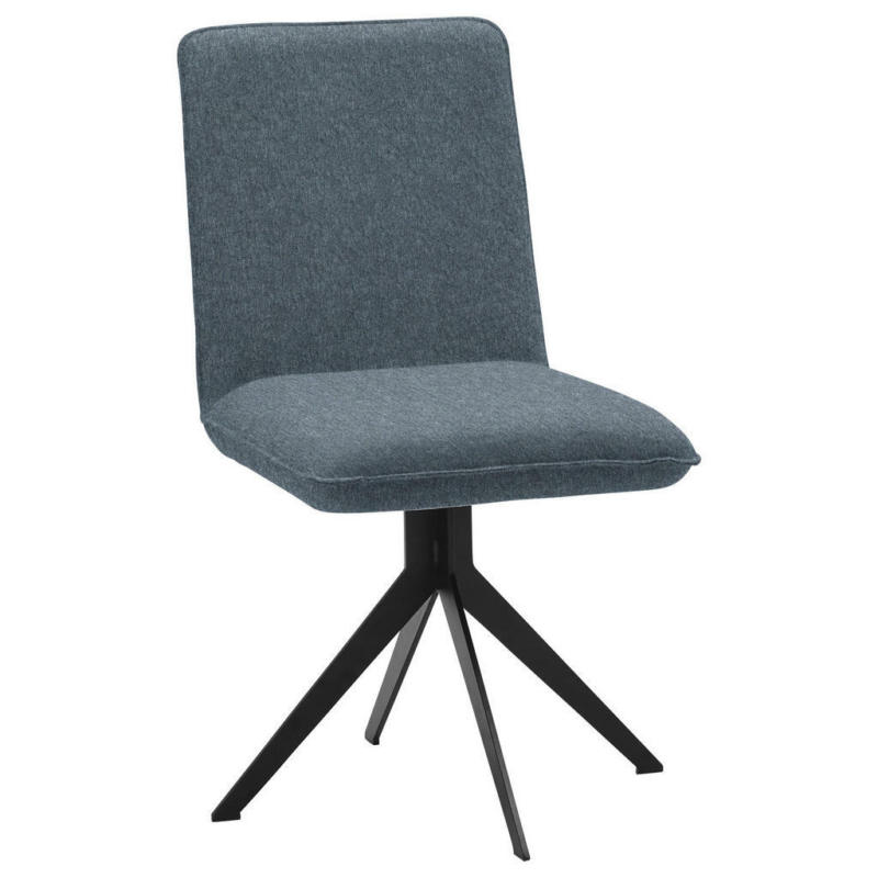Stuhl in Stahl Webstoff