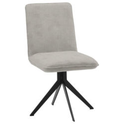 Stuhl in Stahl Webstoff