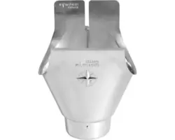 Zambelli Rinnenstutzen Zink NW 127 mm Ablauf 80 mm