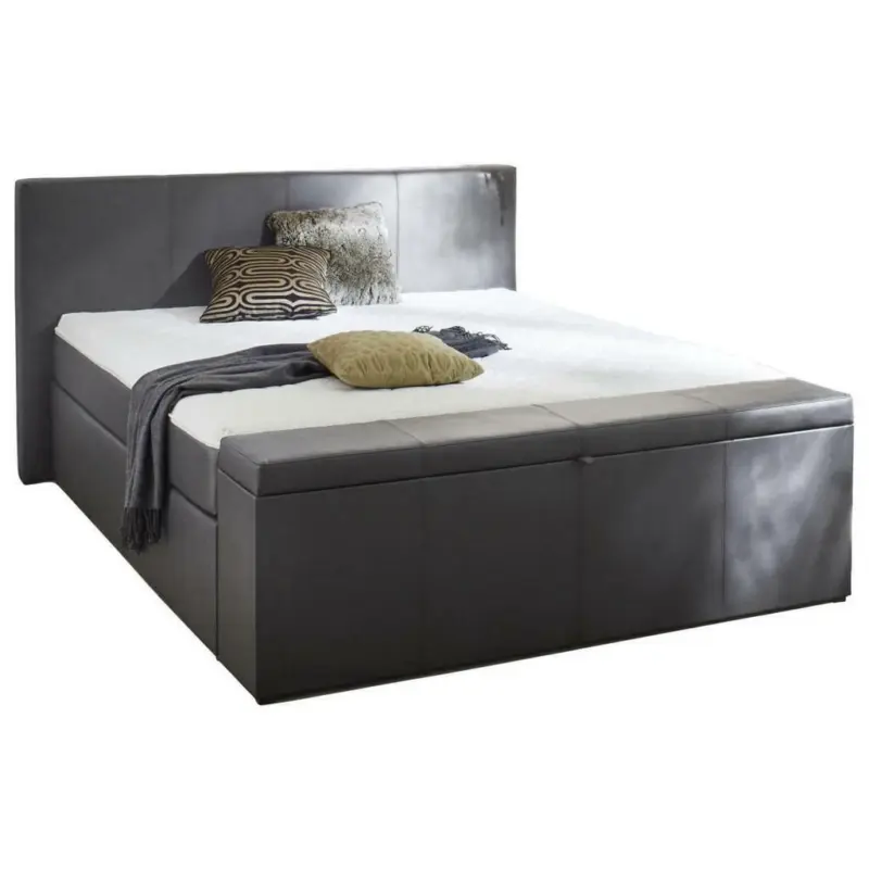 Boxspringbett 180/200 cm in Anthrazit
