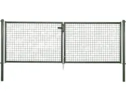 Wellengittertor ALBERTS 300 x 75 cm grün