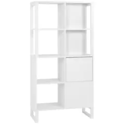 Regal 83,5/165/40 cm Weiß