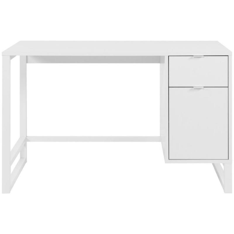 Schreibtisch 120/65/75 cm in Weiß