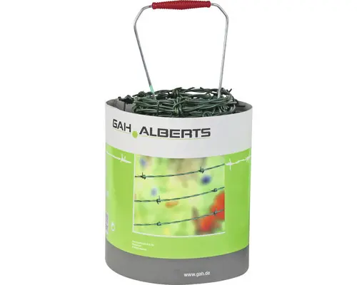 Stacheldraht ALBERTS Ø 2,8 mm 25 m tannengrün