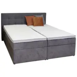 Boxspringbett 180/200 cm in Anthrazit