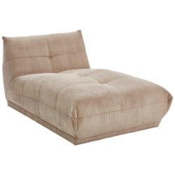 Sofaelement in Kord Taupe