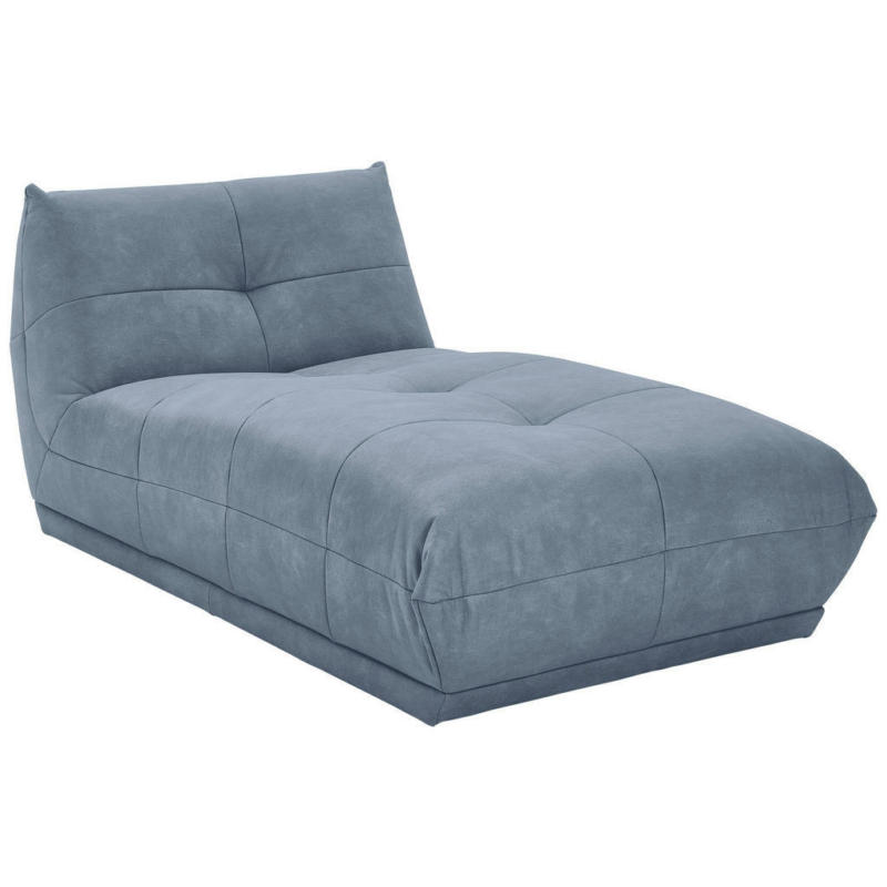 Sofaelement in Lederlook Blaugrau