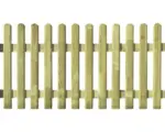 Hornbach Vorgartenzaun Zaunelement Elba gerade 178x85 cm kesseldruckimprägniert
