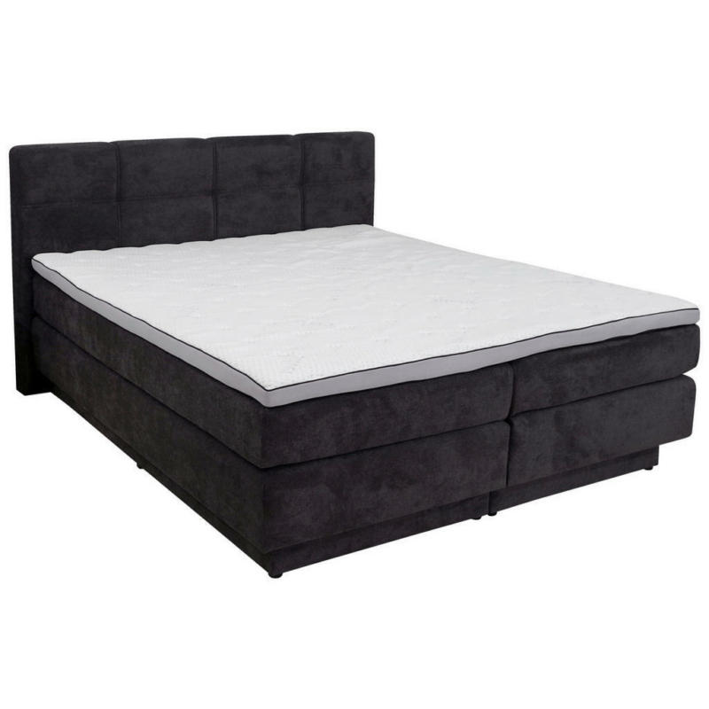 Boxspringbett 160/200 cm in Anthrazit