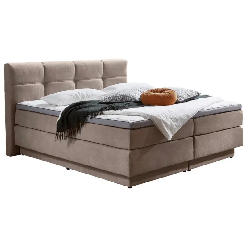 Boxspringbett 180/200 cm in Naturfarben