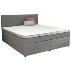 Boxspringbett 180/200 cm in Grau