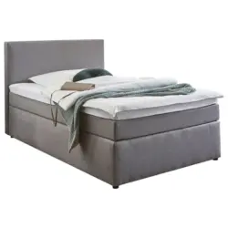 Boxspringbett 120/200 cm in Grau