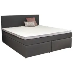 Boxspringbett 180/200 cm in Anthrazit