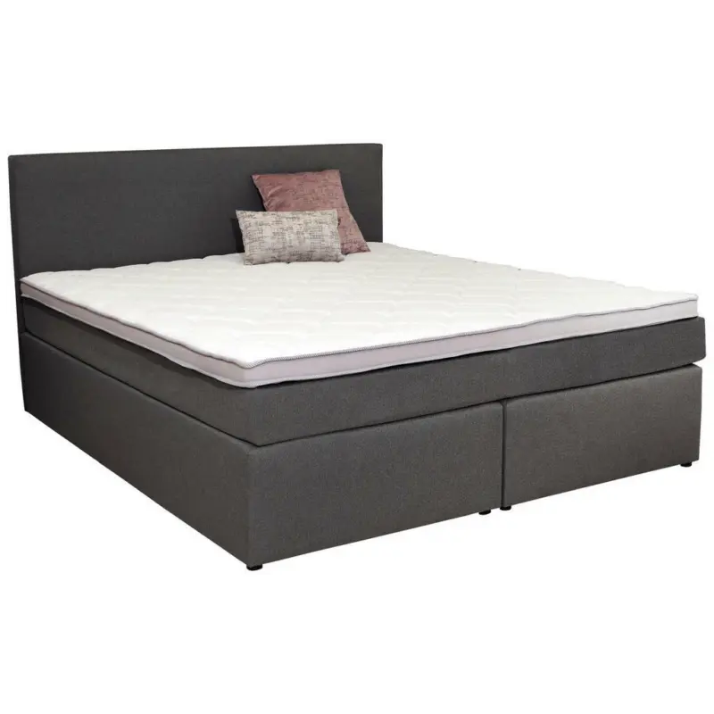 Boxspringbett 180/200 cm in Anthrazit