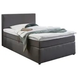 Boxspringbett 120/200 cm in Anthrazit