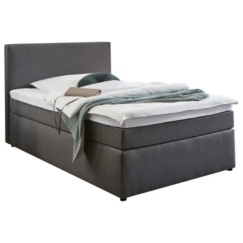 Boxspringbett 120/200 cm in Anthrazit