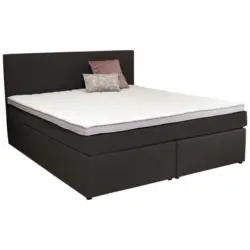 Boxspringbett 140/200 cm in Schwarz