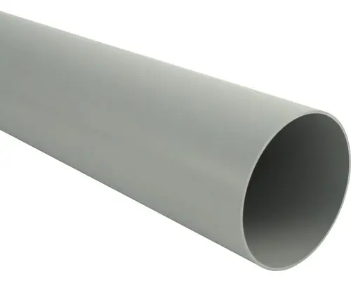 Marley Fallrohr Kunststoff rund Fenstergrau RAL 7040 NW 75 mm 2000 mm