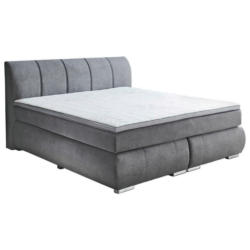 Boxspringbett 180/200 cm in Grau