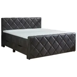 Boxspringbett 180/200 cm in Anthrazit