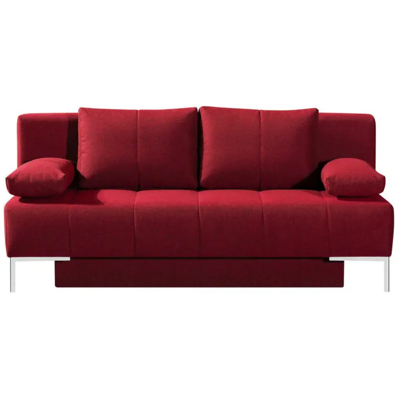 Schlafsofa in Weinrot
