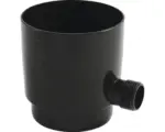 Hornbach Marley Regensammler mit Anschluss 1“ Aussengewinde Schokoladenbraun RAL 8017 NW 75 mm