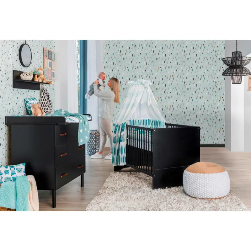 Babyzimmer Melody black