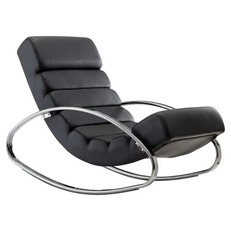 Relaxsessel in Textil Schwarz
