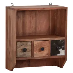 Küchenregal 45/50/20 cm in Akaziefarben