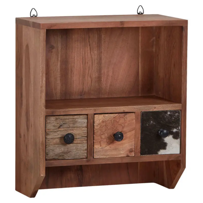 Küchenregal 45/50/20 cm in Akaziefarben