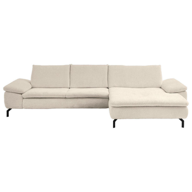 Ecksofa in Struktur Beige