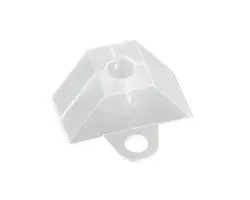 Gutta Abstandshalter Trapez 70/18 für Kunststoffplatten transparent Pack = 20 St