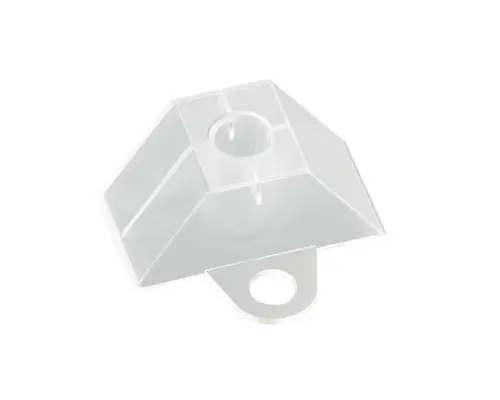 Gutta Abstandshalter Trapez 70/18 für Kunststoffplatten transparent Pack = 20 St