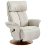 XXXLutz Lauterach - Ihr M&ouml;belhaus bei Bregenz Relaxsessel in Leder Creme, Nussbaumfarben