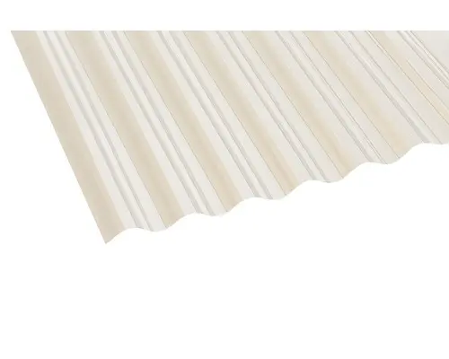 PVC Wellplatte Sinus 76/18 braun 3000 x 900 x 0,8 mm