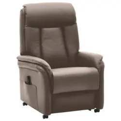 Fernsehsessel 1-Motorisch in Schlammfarben