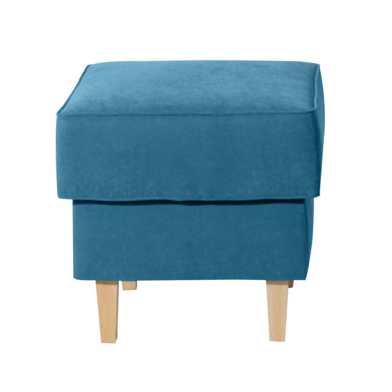 Hocker in Textil Petrol