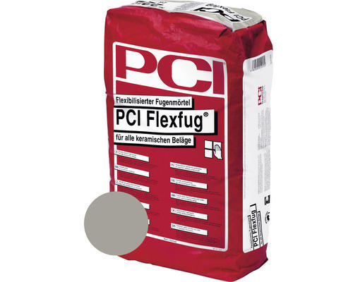 PCI Flexfug Flexibilisierter Fugenmörtel für alle keramischen Beläge sandgrau 5 kg